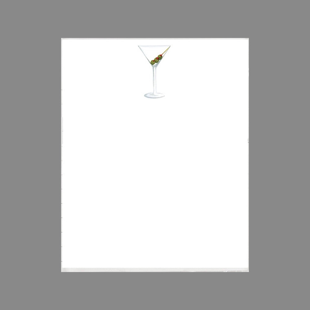 NOTEPAD MARTINI WITH TRAY