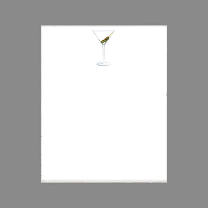 NOTEPAD MARTINI WITH TRAY