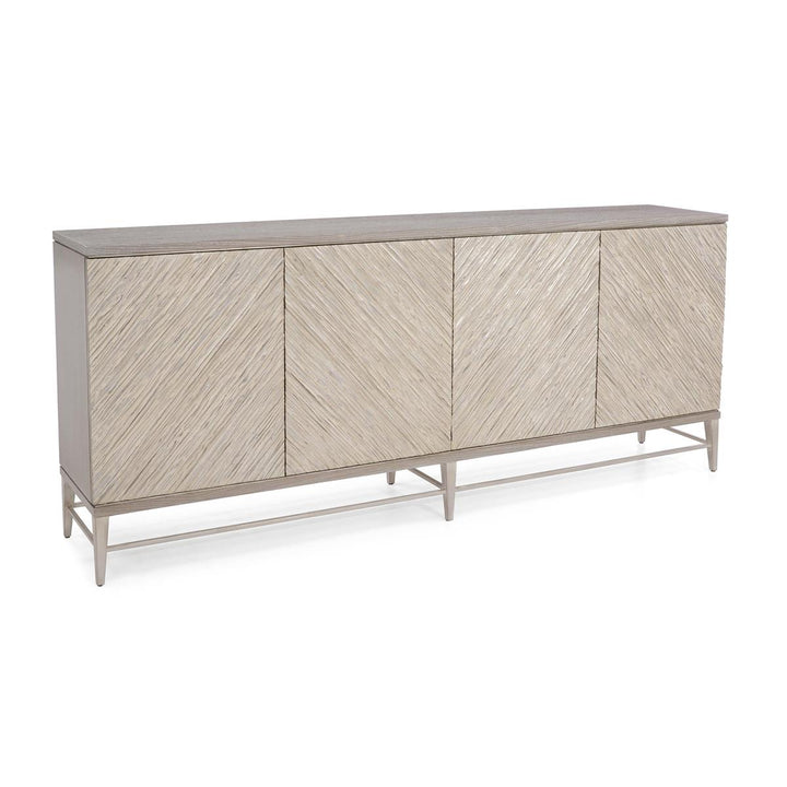 SIDEBOARD 4-DOOR GREY OAK FINISH #64127