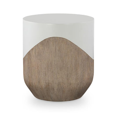 SIDE TABLE OAK & CONCRETE