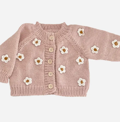 CARDIGAN FLOWER BLUSH