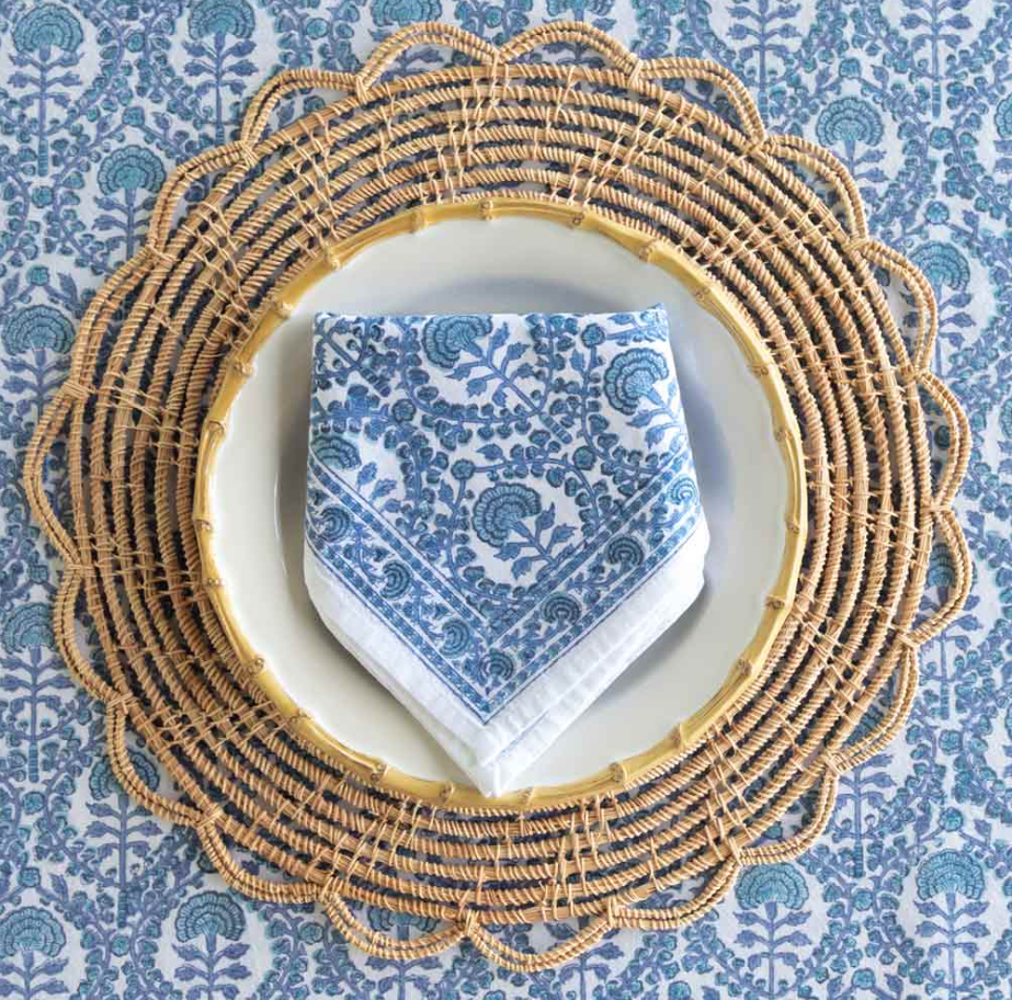 PLACEMAT NATURAL WOVEN ROUND