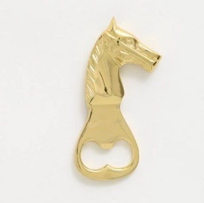 BOTTLE OPENER BRASS HORSE