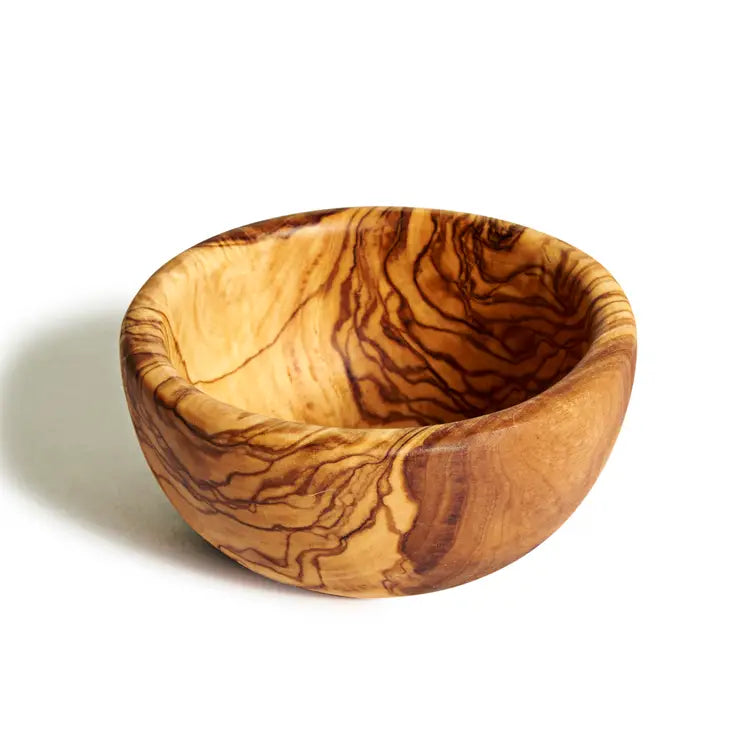 BOWL DIPPING OLIVE WOOD SMALL