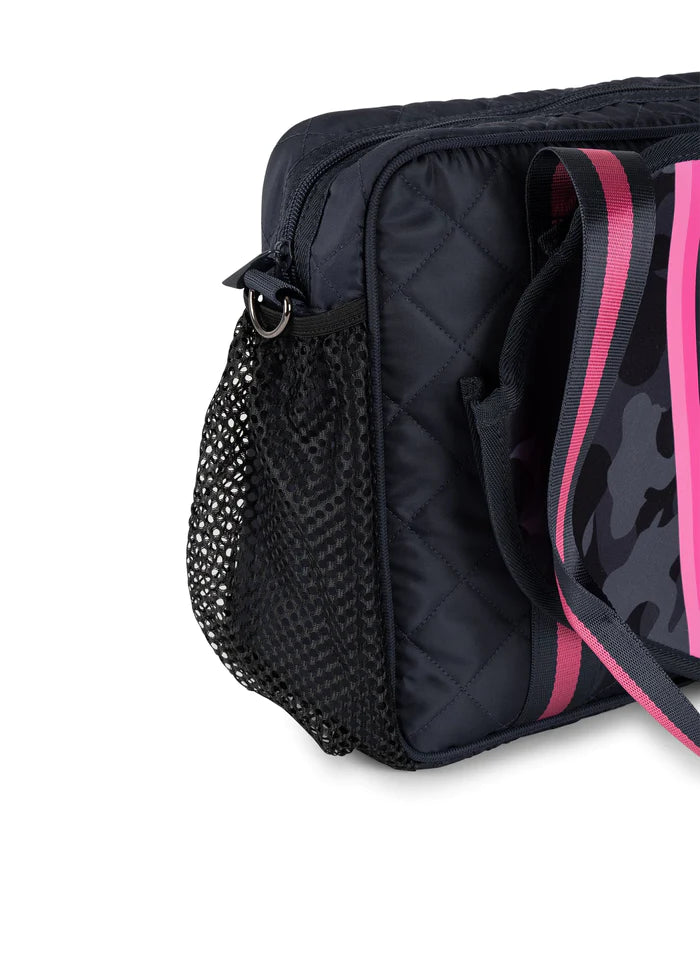 TOTE PICKLEBALL NAVY PNK CAMO NEOPRENE