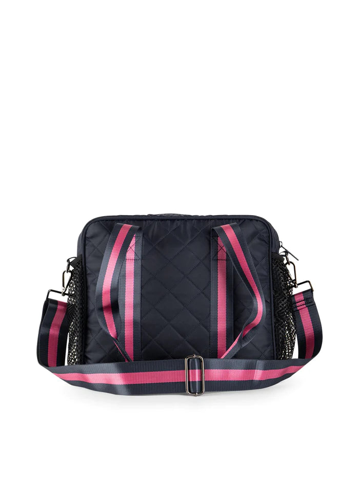 TOTE PICKLEBALL NAVY PNK CAMO NEOPRENE