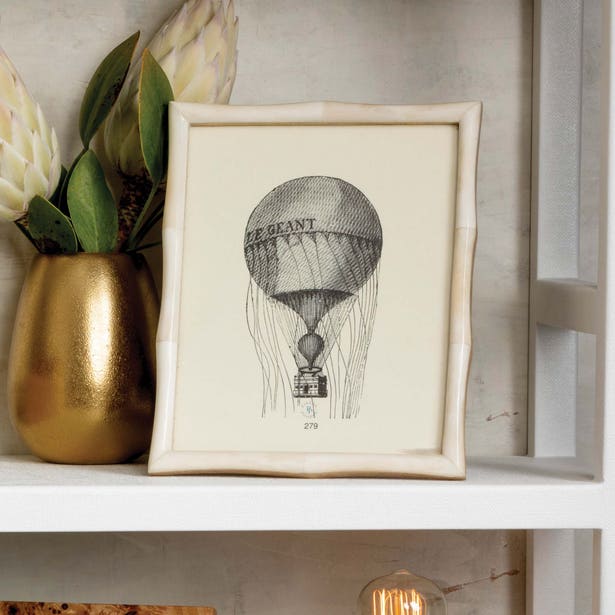 FRAME NATURAL BONE CURVED