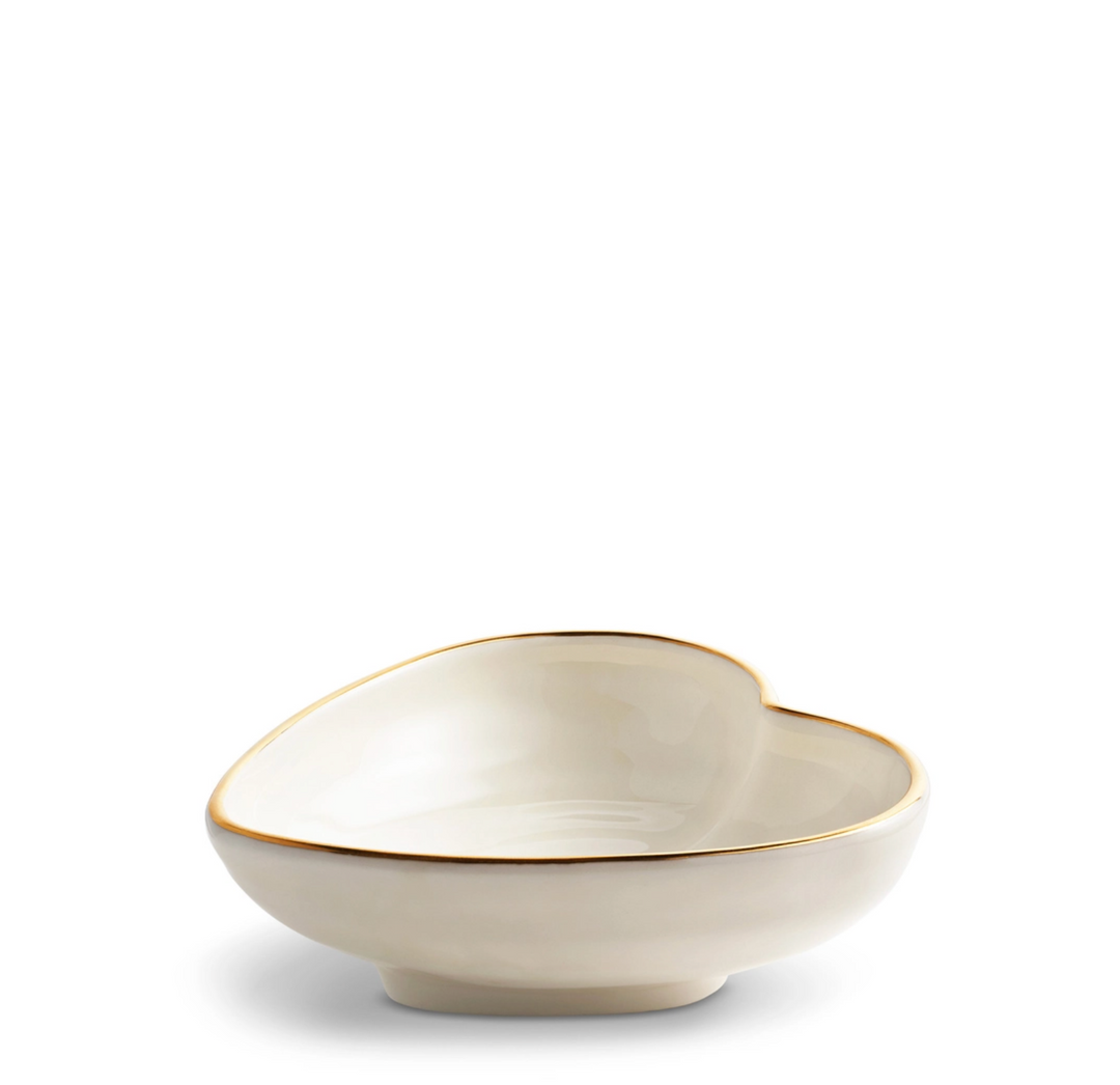 DISH RIBBED HEART