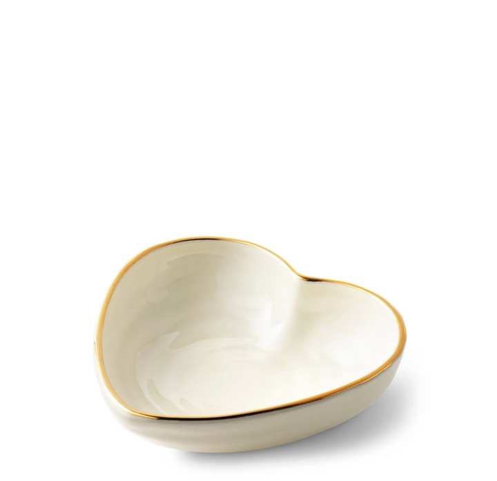 DISH RIBBED HEART