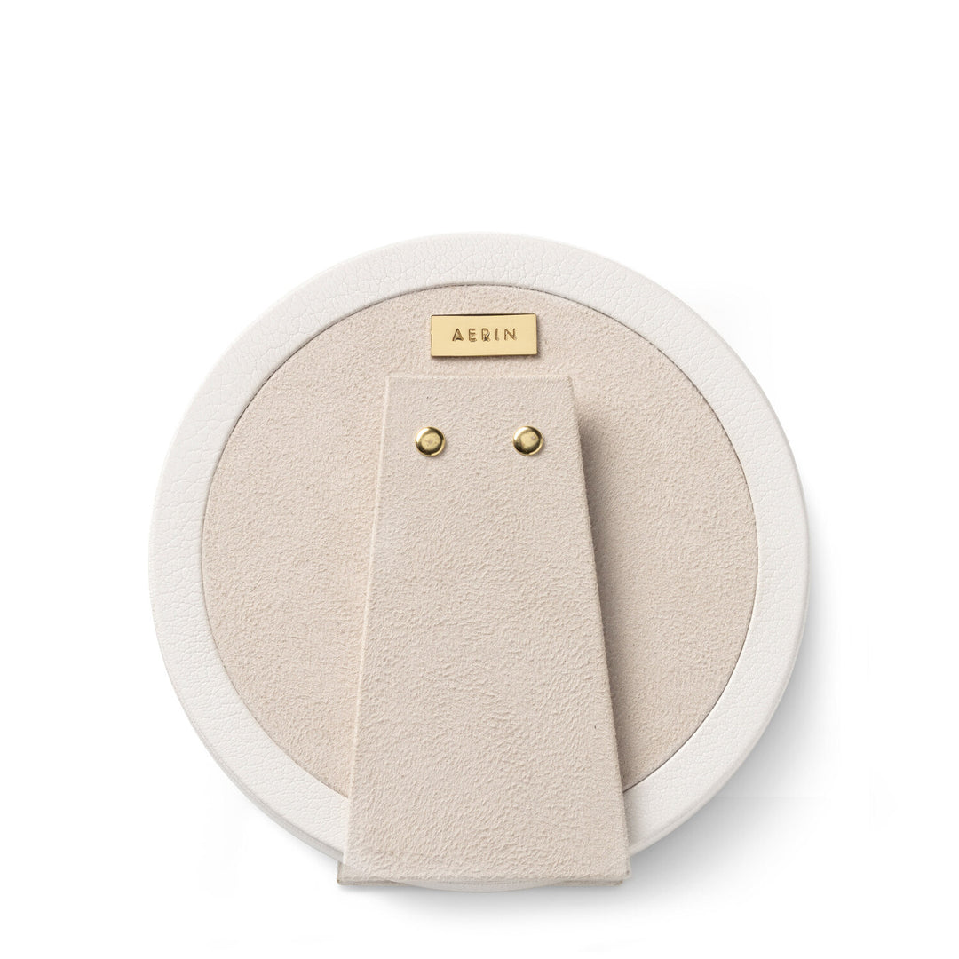 FRAME PIERO LEATHER WHITE ROUND #65290