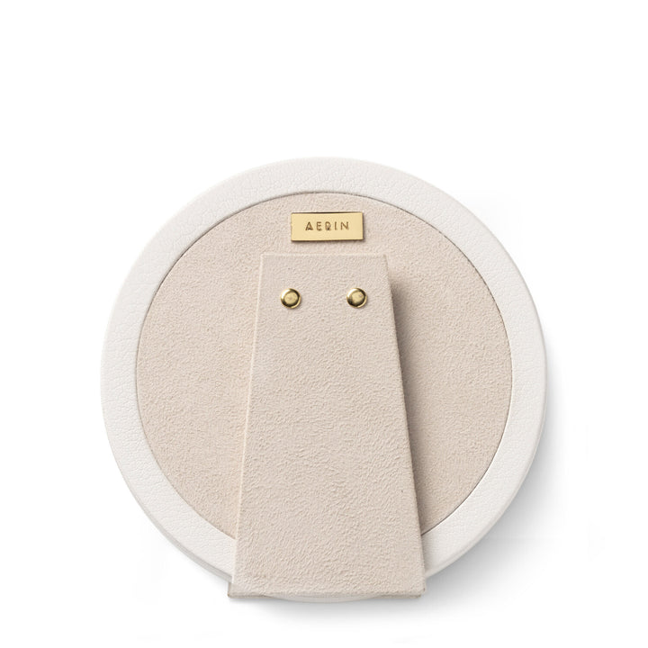 FRAME PIERO LEATHER WHITE ROUND #65290