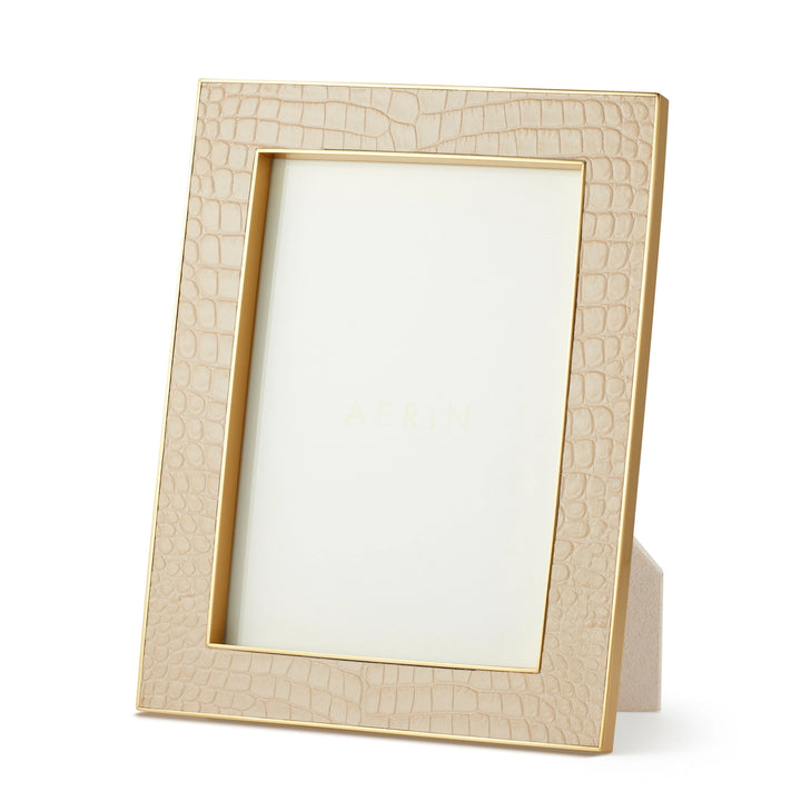 FRAME CLASSIC CROC LEATHER FAWN