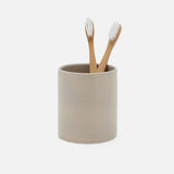 BATH COLLECTION SAND BURLAP CERAMIC