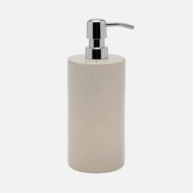 BATH COLLECTION SAND BURLAP CERAMIC
