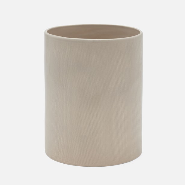 BATH COLLECTION SAND BURLAP CERAMIC