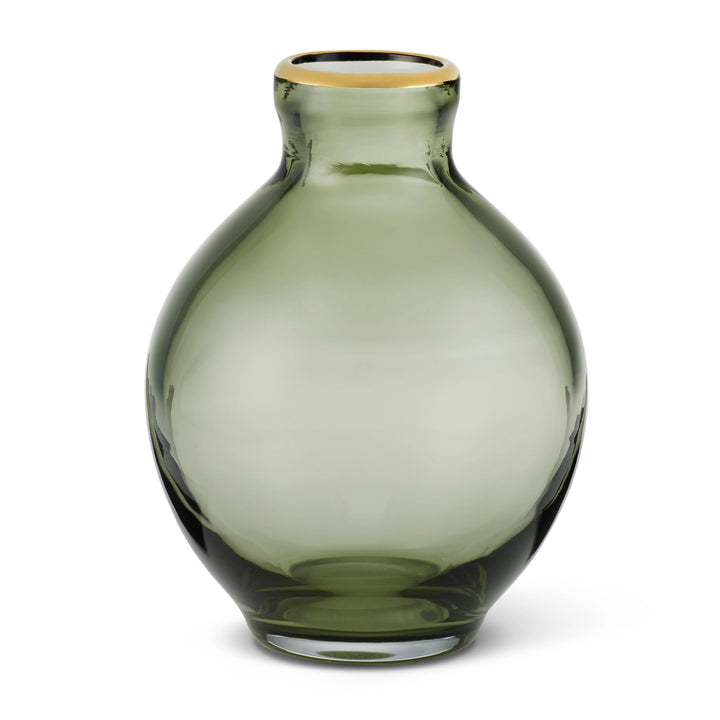 VASE GLASS SANCIA PLUM