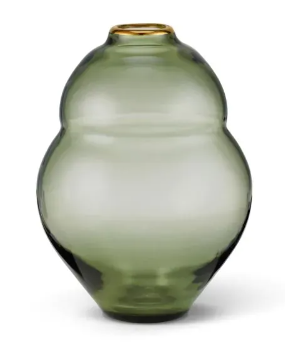 AERIN VASE GLASS SANCIA GOURD (Available in 2 Colors)