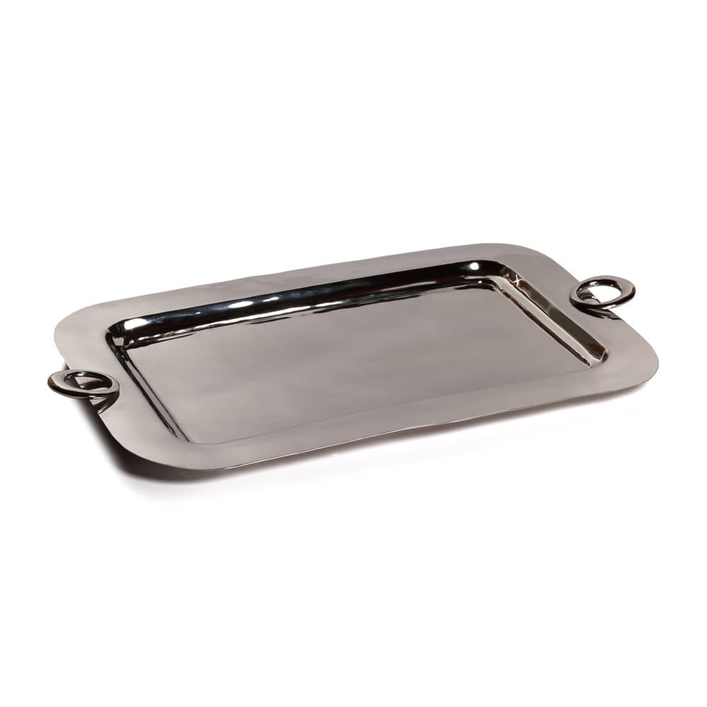 TRAY SERVING POLISHED BRASS X-LG #65547