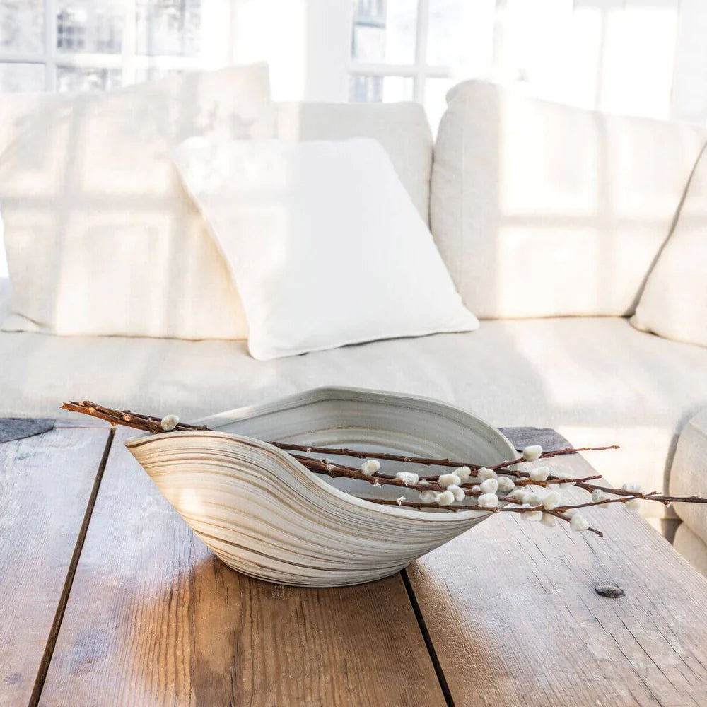 BOWL BEACHSTONE MEDIUM