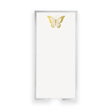 NOTEPAD BUCK GOLD FOIL BUTTERFLY