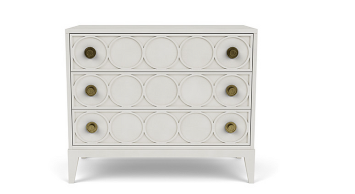 DETAILS I THREE DRAWER LARGE NIGHTSTAND #65606