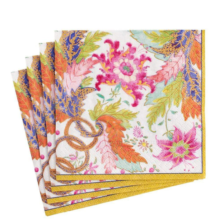 NAPKIN LUNCHEON TOBACCO LEAF IVORY