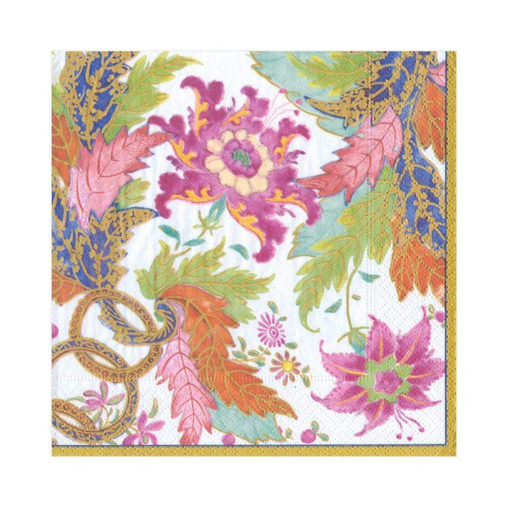 NAPKIN LUNCHEON TOBACCO LEAF IVORY
