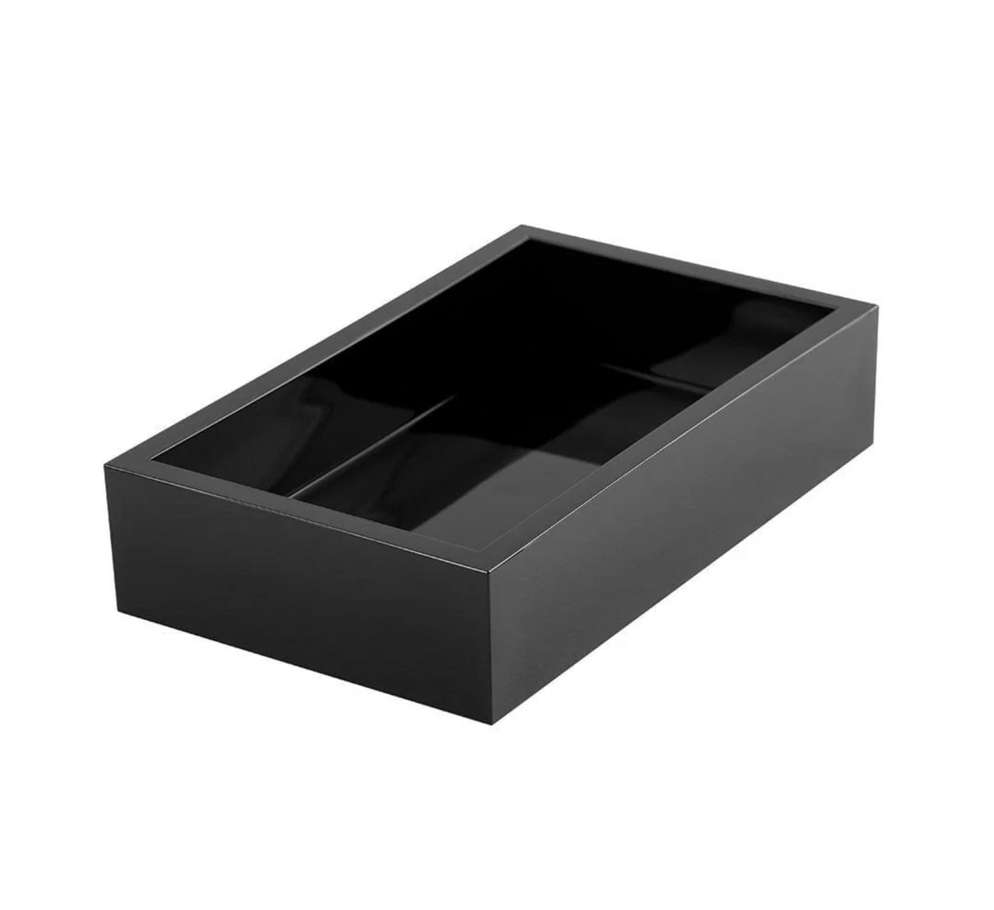 NAPKIN HOLDER BLACK ACRYLIC (Available in 3 Sizes)