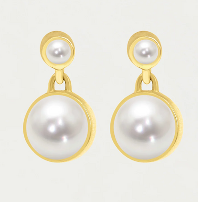 EARRINGS SIGNATURE DROPLET PEARL #65769