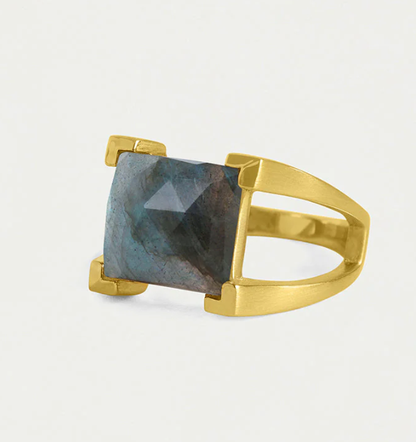 RING PLAZA MINI LABRADORITE