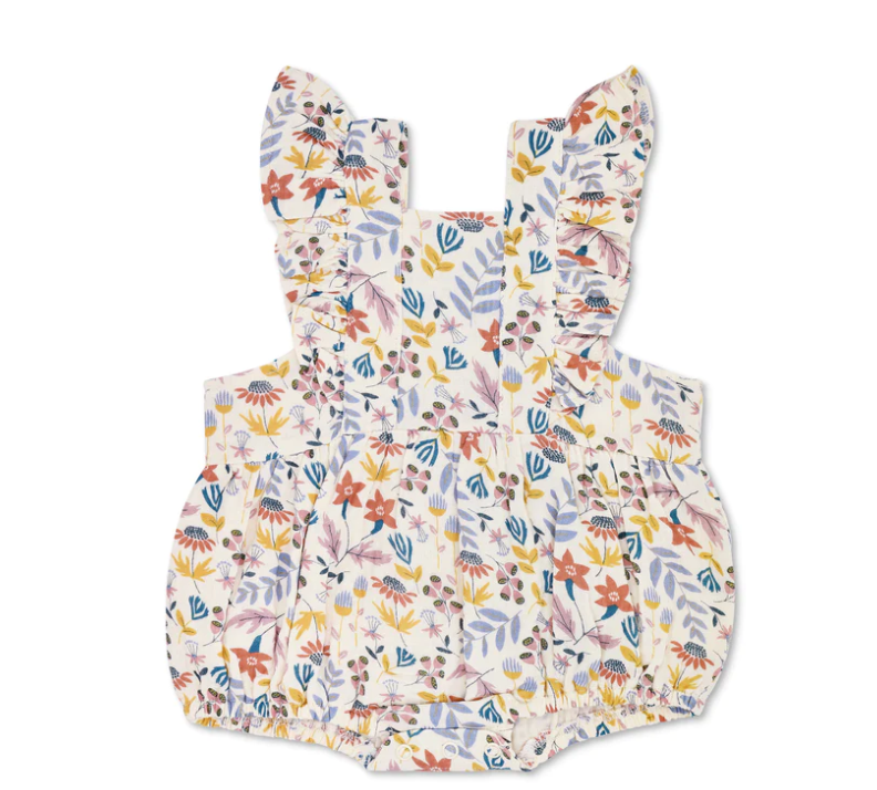 ROMPER FLUTTER FLORAL 12-18M #65855