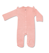 FOOTIE  DUSTY ROSE 6-9 M