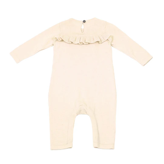 JUMPSUIT SWEATER RUFFLE PASTEL (Available in 2 Sizes)