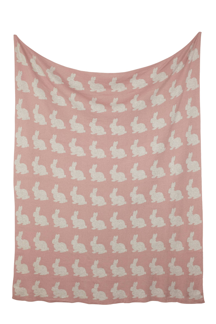 GIFT SET BLANKET BUNNY PINK/BEIGE #78720