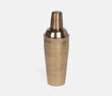 COCKTAIL SHAKER ANTIQUE HAMMERED BRASS