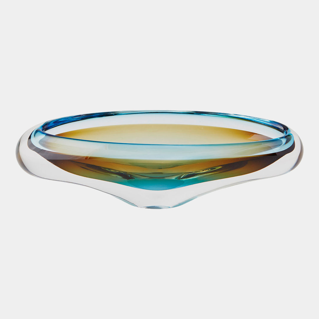 BOWL CANOE  TURQUOISE BEIGE