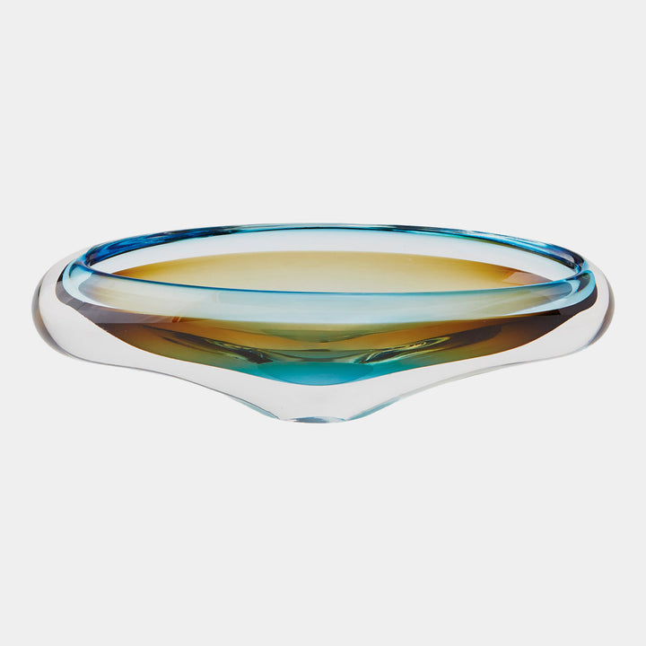 BOWL CANOE  TURQUOISE BEIGE