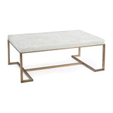 COCKTAIL TABLE CALCITE TOP RECTANGULAR (NRD)