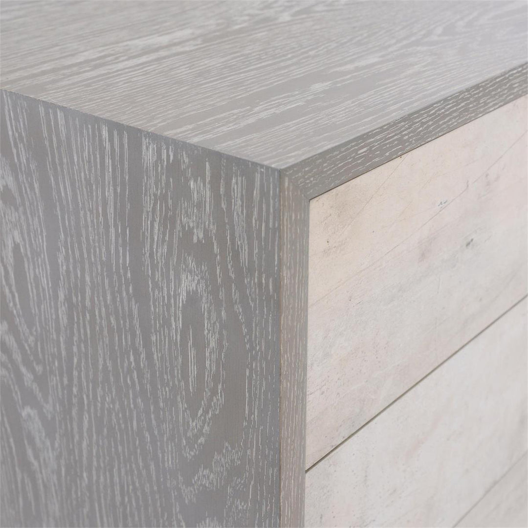 CABINET 3-DRAWER 2-DOOR GREY OAK FINISH #66243