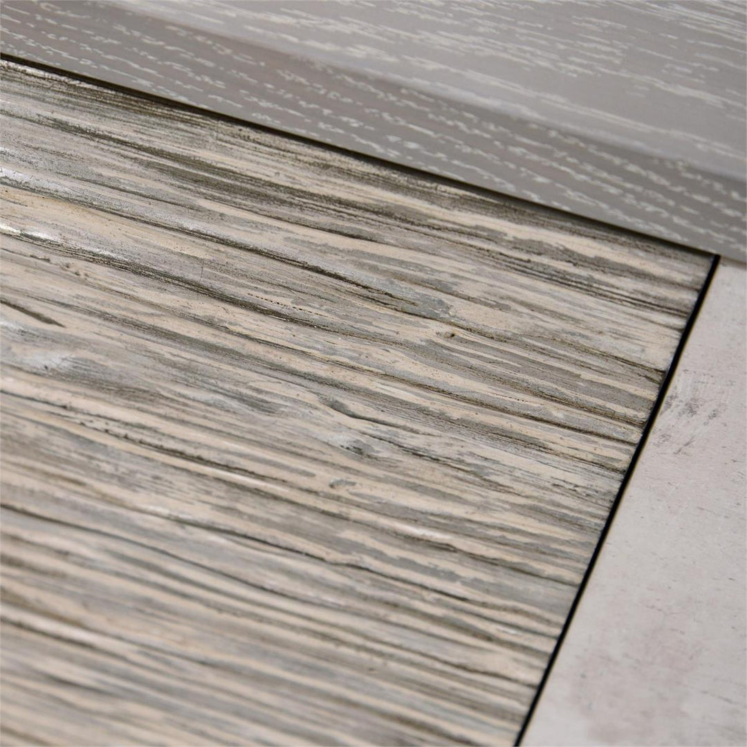 CABINET 3-DRAWER 2-DOOR GREY OAK FINISH #66243