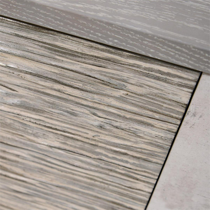 CABINET 3-DRAWER 2-DOOR GREY OAK FINISH #66243