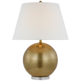 TABLE LAMP ANTIQUE BURNISHED BRASS