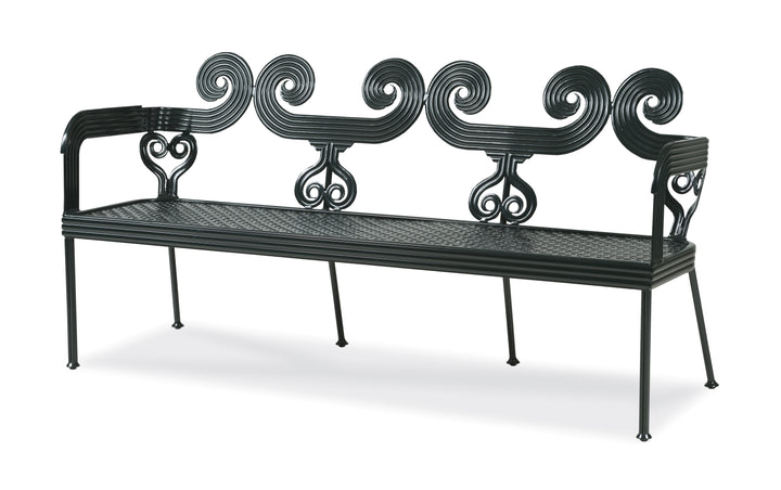 AUGUSTINE METAL GARDEN BENCH