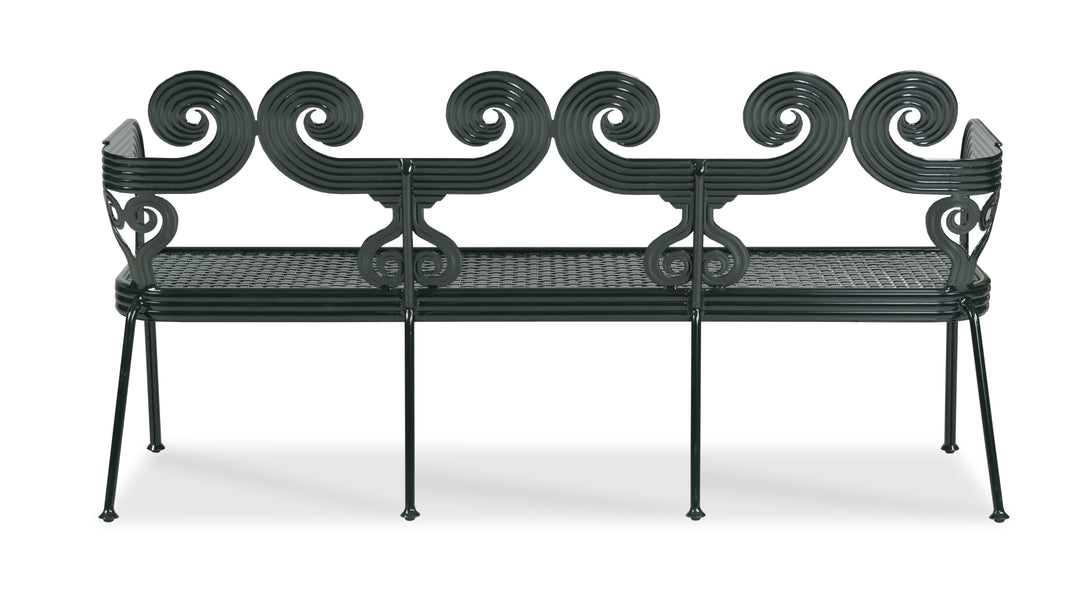 AUGUSTINE METAL GARDEN BENCH