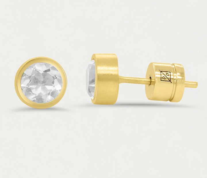 EARRINGS SIGNATURE STUDS CRYSTAL QUARTZ SMALL #66337