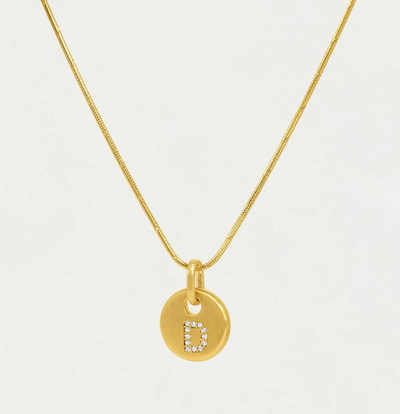 DEAN DAVIDSON NECKLACE PAVE INITIAL PENDANT (Available in 9 Letters)