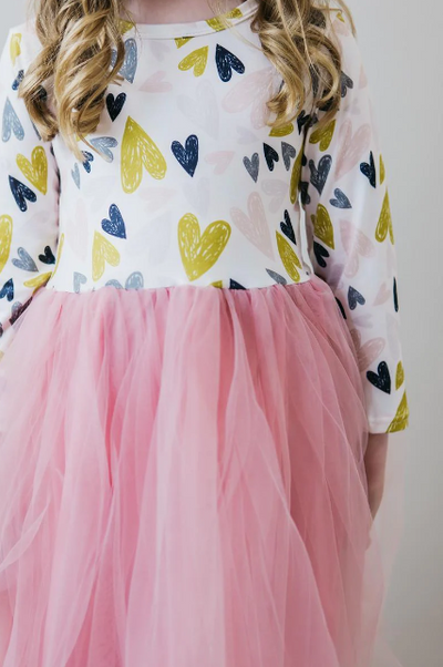 DRESS TUTU I HEART YOU (Available in 2 Sizes)