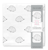 BLANKET MUSLIN HEDGEHOG BLACK