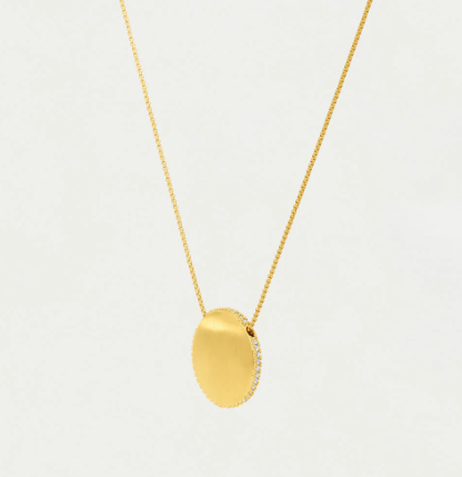 PENDANT PETIT PAVE WHITE TOPAZ (NRD) #66552