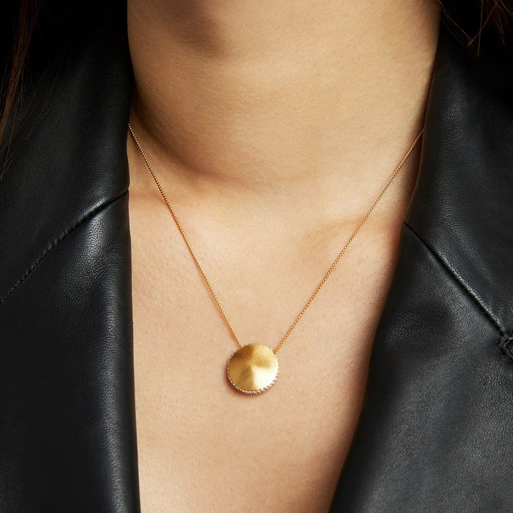 PENDANT PETIT PAVE WHITE TOPAZ (NRD) #66552